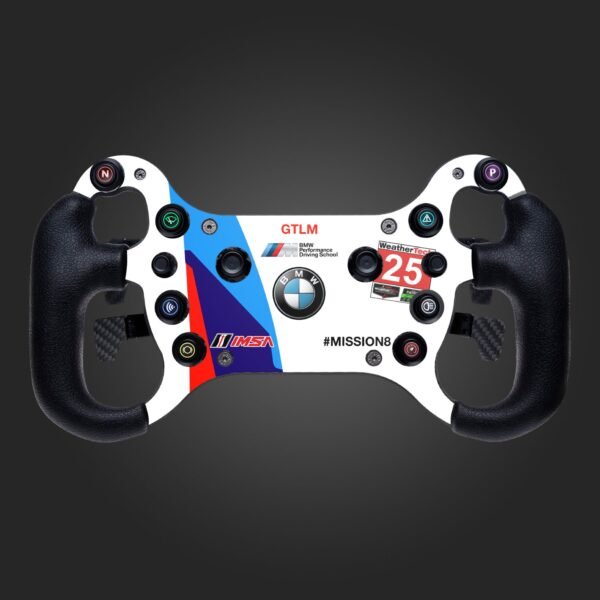 25 White BMW M8 RLL IMSA Livery