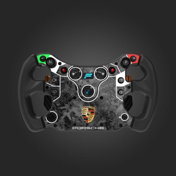 Porsche Printed Forged Carbon with White Lines Livery