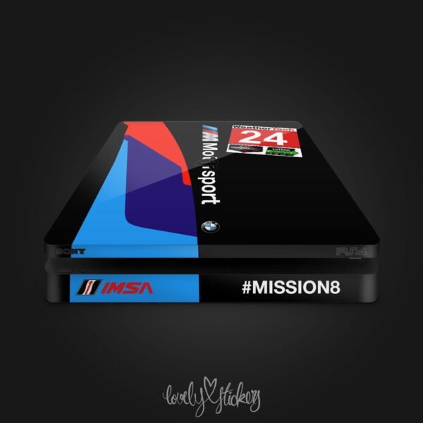 Black BMW M8 RLL IMSA Livery